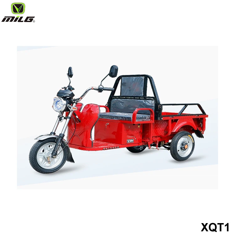 Qual é a fonte de energia de uma bicicleta de entrega de três rodas (elétrica, movida a pedal, et...